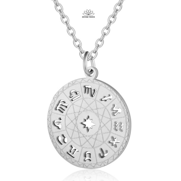Zodiac Constellation Necklace | Stainless Steel - Picture 2 of 3